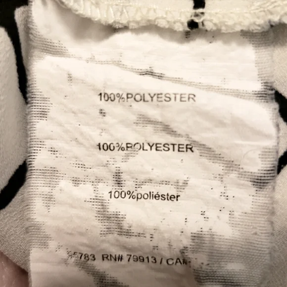 Motherhood Ivory Window Pane Sleeveless Top Maternity Medium - Picture 7 of 9